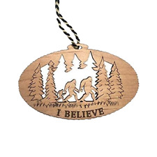 Bigfoot Christmas Ornament Gifts for Men Sasquatch Family Yeti I Believe 2023 picture