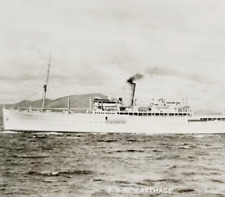 c1941 HMS Carthage RPPC Postcard Peninsular & Oriental Steamship WW2 Warship picture