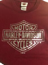 Harley Davidson T-Shirt- Med-Pre-owned. HD Of Jamestown, NY, GC, $25-free Ship. picture