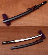 L6 Clay Tempered Handmade Japanese Wakizashi Samurai Sword Sharp Hadori Polish picture