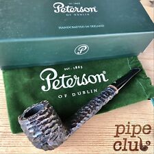 Peterson Aran Rusticated Canadian (264) Fishtail Tobaccol Pipe - New picture
