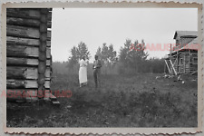 50s CANADA BRITISH COLUMBIA CRAWFORD WOMEN HOME MOUNTAIN VINTAGE Photograph 1874 picture
