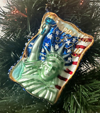 Christopher Radko Christmas Ornament Statue of Liberty Happy 4th of July America picture