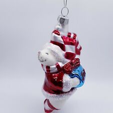 Glassware Art Studio Blown art glass Polar Bear ornament Polonaise picture