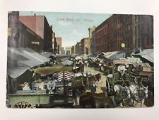 vintage 1910 south water street chicago divided back postcard picture