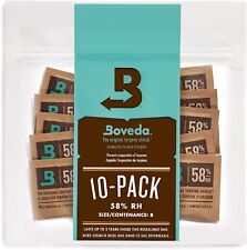 Boveda 58% Two Way Humidity Control Packs for Storing 1 Oz Size 8 10 Pack New picture