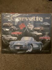 CHEVROLET CHEVY CORVETTE CONVERTIBLE 1953 - 1967 Metal Sign New In Plastic picture