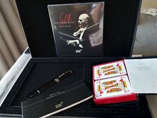 NOS MONTBLANC SIR GEORG SOLTI DONATION SPECIAL EDITION 2005 FOUNTAIN PEN SET picture