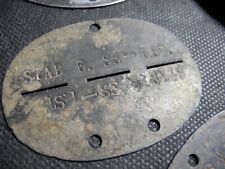 WW2 RARE German Army SS Wermacht ID DOG TAG ( STAB 6. SS- T. ST. ) picture