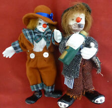 Clowns-Unmatched Pair of Figurines picture