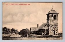 Kennebunkport ME-Maine, St Ann's Church, Religion, Antique, Vintage Postcard picture