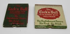 The Cock'n Bull 9170 Sunset Blv Hollywood Los Angeles California FULL Matchbooks picture