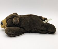 BANK OF THE WEST Advertising Collectible Dark Brown Plush Stuffed Bear 7