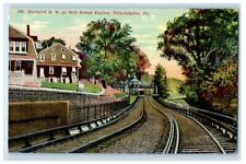 c1910's Elevated R. R. At 66th Street Station R.R Train Philadelphia PA Postcard picture