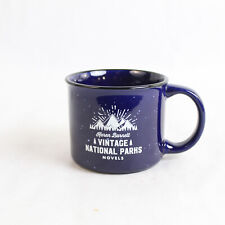 Author Karen Barnett Vintage National Parks Novels Coffee Mug Blue Ceramic picture