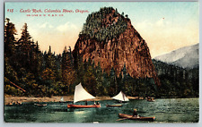 Oregon - Castle Rock, Columbia River - Vintage Postcard - Unposted picture