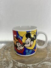 Vintage 70/80s Disney Mickey Mouse And Crew Coffee Mug picture