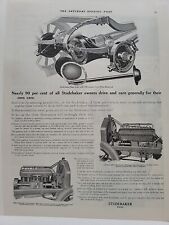 1914 Studebaker Automobiles Saturday Evening Post Print Ad Engines Motors Cars picture