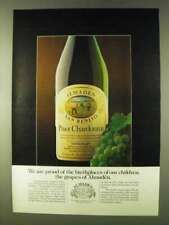 1979 Almaden Pinot Chardonnay Wine Ad - Our Children picture