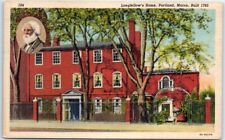 Postcard - Longfellow's Home - Portland, Maine picture