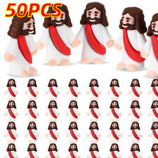 50Pcs JesusToys  Mini-Jesus Figurine Tiny Jesus- Figurine EasterDecorations Red picture