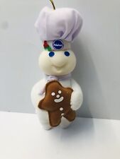 Pillsbury Doughboy Poppin'Fresh Plush Gingerbread Ornament 1999 Vintage picture