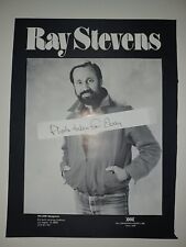 Ray Stevens, Eddie Rabbitt Vintage 1990 8x11 Magazine booking Ad picture