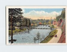 Postcard Columbia River Highway at Sandy River Bridge Oregon USA picture