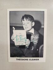 Jerry Mathers Signed Autographed Leave It To Beaver Vintage 1983 Card 