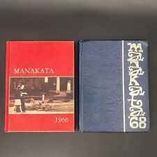 Lot (2) Vintage Manakata Holy Names Academy Yearbooks 1966 1968 Spokane Girls picture