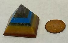 New 7 Chakra Pyramid Multicolor Natural Stones Worry Love Energy Healing picture