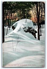 c1905 The Old Man Winter Snow Middlesex Fells Massachusetts MA Antique Postcard picture