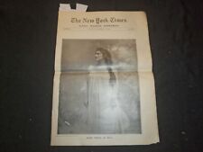 1896 DECEMBER 13 NEW YORK TIMES MAGAZINE SECTION - LILLIAN NORDICA COVER -J 6379 picture