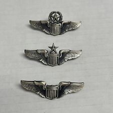 USAF Army Senior Master Aviator Aviation Pilot Wing Badge Pin Military picture