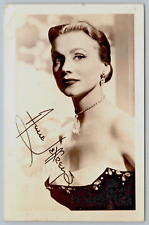Postcard RPPC, Anne Jeffreys Autographed Signed Photograph Posted 1954 picture