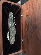 BUDWEISER 125TH ANNIVERSARY COMMEMORATIVE POCKET KNIFE picture