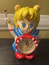 Rare Vintage Anime Sailor Moon / Venus Talking Alarm Clock w/ Scepter - Works picture