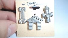Vintage RARE Disney Collection Pin Set Pluto Pewter, Designer Clift NOS picture