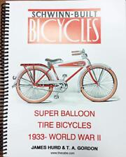 new BOOK prewar 1933-WW2 SCHWINN BUILT BICYCLES antique bike Aerocycle Autocycle picture