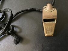 Vintage The Acme Thunderer Brass Whistle Made In England picture
