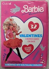 Vintage 1991 BARBIE Valentines CLEO Sealed 32 Cards + 3 BONUS Includes TEACHER picture