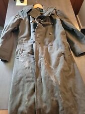 WW2 US Military Issue Uniform Trench Coat Wool Jacket USMC 42