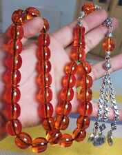 nejaf faturan amber rosary 15*15.5 mm orginal nejaf colection large rosary a20 picture