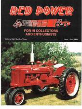 International Harvester IH Tractors at Fair - 1993 RED POWER magazine picture