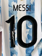Lionel Messi Signed Argentina 2021 COPA AMERICA Soccer Jersey AUTO ICONS picture