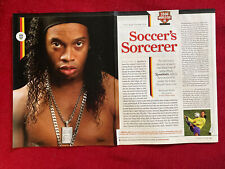 Brazil Soccer Star Ronaldinho 3-page 2006 Print Article - Great To Frame picture