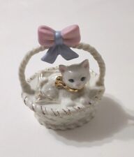 Lenox A Purrrfect Family Kitten In Basket Figurine Replacement  picture