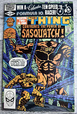 Marvel Two-in-One Jan #83 1982 The Thing Confronts The Power of Sasquatch Comic picture