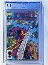 Transformers Head Masters #4 of Limited Series, CGC 8.5, White Pages 1988 picture