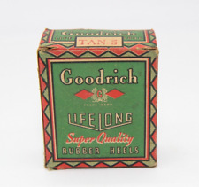 Vintage 1930'S Goodrich LifeLong Rubber Heels Tan-5 Complete picture